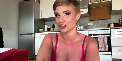 Beautiful Girl Fingers Her Pussy In The Shower