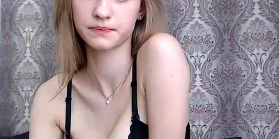 Barely legal Russian teen enjoys playing with herself