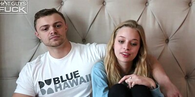 Josh Harnett and Sarah Sunday are doing it in front of the camera, and loving it