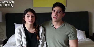 Diego Cruz and Vanessa Ortiz are about to fuck in front of the camera, just for fun