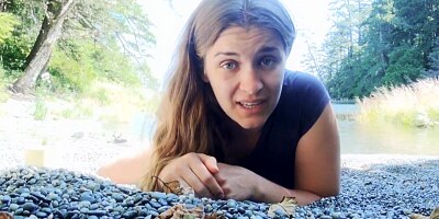 Luxury Brunette And Outdoor Masturbation