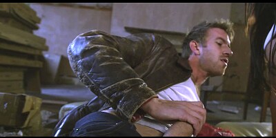 A hottie with a huge ass is sitting down on a big hard cock