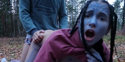 Cute Neytiri from Pandora tastes my cum (avatar cosplay) - MaryVincXXX