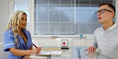 Divine nurse fulfills young patient's sexual desires