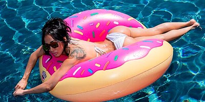 Asian chick Amia Miley is enjoying sweet sex with a big penis