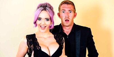 Two cute chicks Jasmine James and Skyler Mckay VS two big dicks