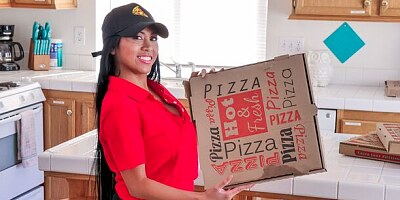 Two young men are fucking with a pretty slutty Asian Ember Snow