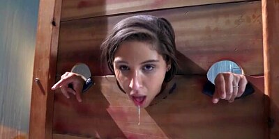 Glamorous doll Abella Danger screwed by two massive dicks