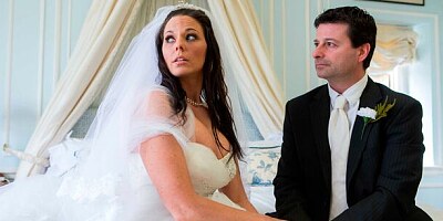 Cute busty MILF Simony Diamond rammed in the doggy style