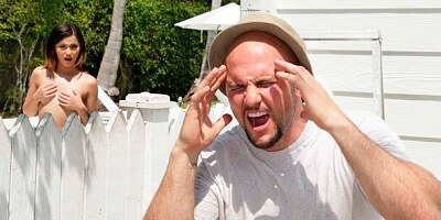 Sensual pool cleaner fucks with a miniature teen Zara Brooks