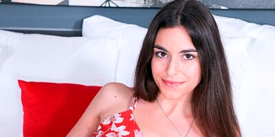 Bitchy small-tit gf Arielle Faye cheats with a new friend