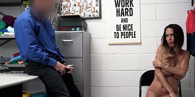 Very playful busty MILF McKenzie Lee screwed in the back office