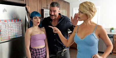 Good babes Jewelz Blu and Kit Mercer Vs two massive dicks