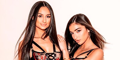 Eliza Ibarra and Emily Willis are sucking a big black dick