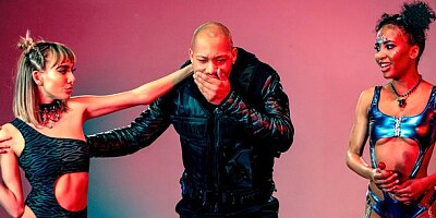 Janice Griffith and Demi Sutra share a massive black penis