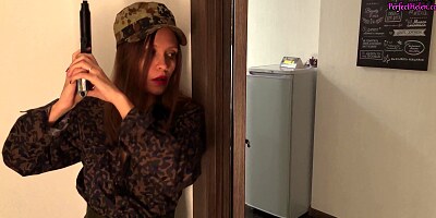 Dea Girl Had Sensual Sex During The Arrest - Cumshot