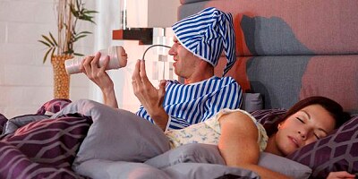 hot-looking busty brunette Nikki Benz is enjoying intensive sex