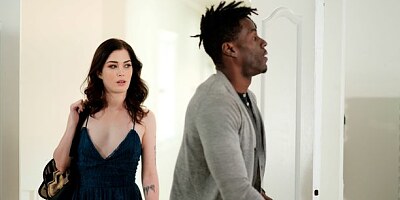 Beautiful babe Evelyn Claire fucked hard by a big black dick