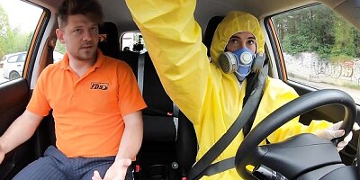 Aesthetic brunette with big bottom Lexi Dona fucked on the backseat