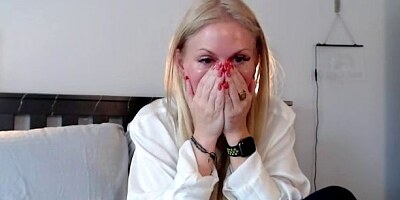 Soloing hotties Casca Akashova and Lilly Bell fuck on the webcam