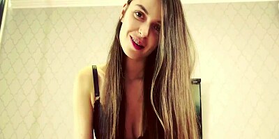 Sensual Oiled Handjob Ends Up With A Huge Cum Blast - Natalissa