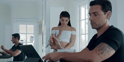 Gina Valentino - Hot Brunette, Hairy Pussy