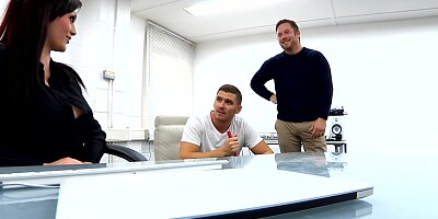 Busty pornstar likes to play office ladies, because she likes rock hard cocks and uniforms