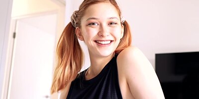 Slutty girl with pigtails, Lulu Reynolds is using every opportunity to fuck her favorite teacher