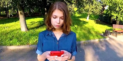 Russian girl after truck agreed to have sex in the first person...