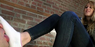 Lick my socks and eat it!