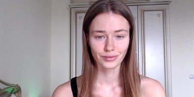A Teen Takes Off Her Panties So She Can Masturbate