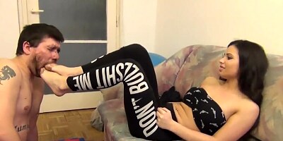 Mira dirty foot gagging