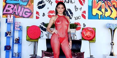 Bitchy raven-haired chick Kissa Sins likes intensive anal