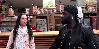 Angelic skinny brunette July Sun rammed by a big black boner