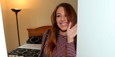 Very hot teen Montana Joleigh cheats on her boyfriend with an athlete