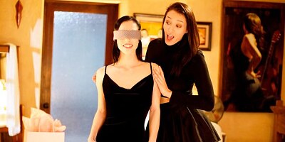 Lusty brunettes Bella Rolland and Diana Grace fuck in the bed