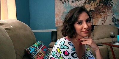 Cute-looking oiled teen with small tits Nora Doll impaled from behind