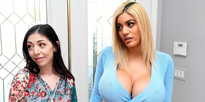 An excellent doll with big boobs Amber Alena screwed by a long boner