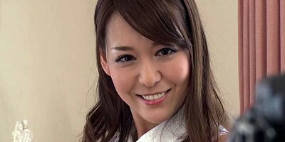 Sweet Asian with small tits Akari Asagiri fucked by two dicks