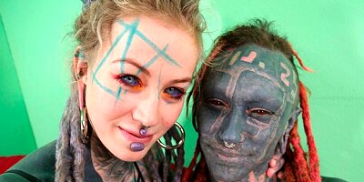 Good-looking alien hottie Anuskatzz screwed by another creature