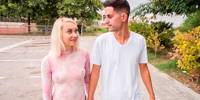 Astonishing miniature blonde Marilyn Sugar wants a load of warm cum