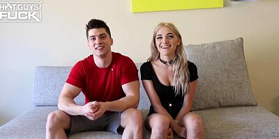 Sex-loving chick Stephanie Amato jumps on a pretty big dick