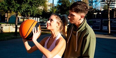 Slim and young hottie Rebecca Volppetti screwed by a big penis