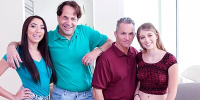 Sensual angels Alyce Anderson and Jessica Jones love big dicks