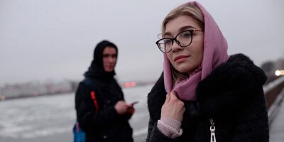 Beautiful blonde chick Anna Krowe gets fucked by a long dick