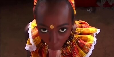 Ebony Bagheera doing anal in a boatyard, upscaled to 4K