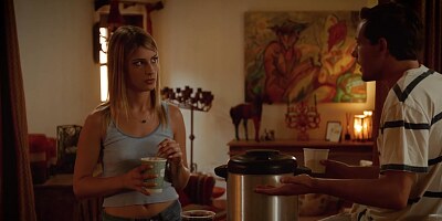 Naked babe, Kristen Scott is spreading up to get banged hard, in the late afternoon