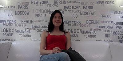Nikol is enjoying this porn casting with sex