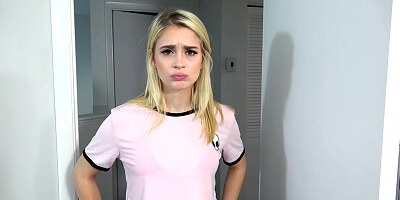 Sweet blonde, Anastasia Knight got filled up with a rock hard dick and liked it