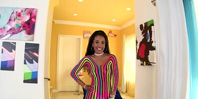 Lady with a fat ass